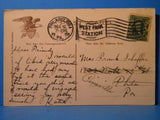 Postcard Western Maryland Depot York PA Postmarked 1908 West Park Station