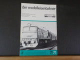 Der Modelleisenbahner 1971 Juli 7/71 Trade journal for model railroaders
