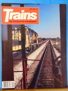 Trains Magazine 1984 April Cumberland Capers Santa Fe/Dorothy And Wizard