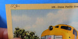 Postcard Union Pacific streamliner city of Los Angeles crossing the desert. #508