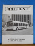 Rollsign Magazine of New England Transit News 1999 May June Hybrid Electric bus