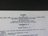 Central Railroad Company Of New Jersey Lot  Locomotive Inspection Frt Tariff