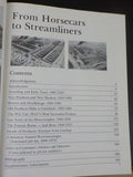 From Horsecars to Streamliners By Alan Lind  Over 400 illustration HARD COVER