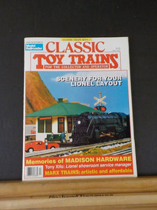 Classic Toy Trains 1991 April Memories of Madison Hardware Work Train Display la