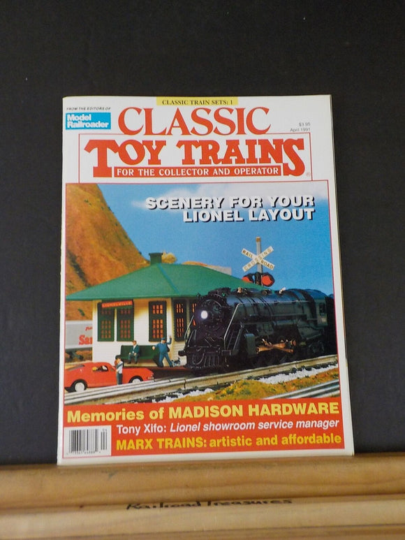 Classic Toy Trains 1991 April Memories of Madison Hardware Work Train Display la