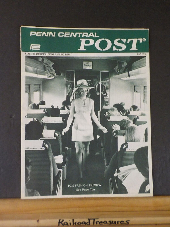 Penn Central Post Employee Magazine 1970 May PC fashion preview