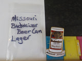 Jaycees Missouri Budweiser Lager Beer Can Red, White, Blue PIN