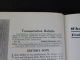 Transportation Bulletin #85 January - December 1978 Union Street Railway