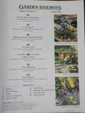 Garden Railways Magazine 1996 October  Railtrucks with plans Build a boxcar Ease