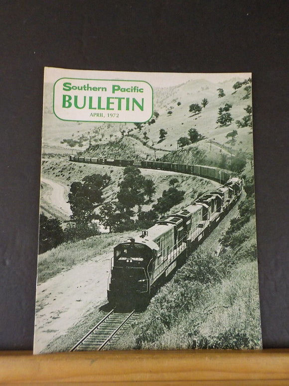 Southern Pacific Bulletin 1972 April Vol56 #4 Helicopter Patrol