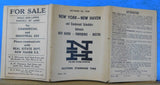 New Haven Railroad Public Timetable 1958 Oct 26 Form 222 NH w/ condensed Boston