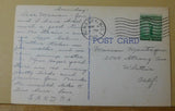 Postcard Main waiting room Union Station Omaha NB Postmarked 1941 To Marian Mont
