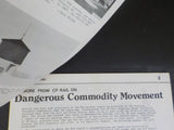 Upper Canada Railway Society Newsletter #432 October 1985 dangerous commodity mo