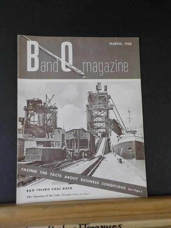 Baltimore & Ohio Employee Magazine 1958 March B&O Toledo Coal Dock
