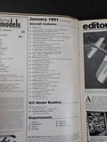 Flying Models Magazine Bound Vol. 96 January 1991-December 1991. Published By Ha