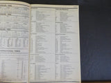 Thomas Cook European Timetable 1988 November Railway and shipping services throu