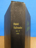 Model Railroader Magazine Bound Volume 17 January-December 1950