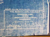 Blueprint PRR Passenger Cars Trucks Brake Rod Slack Adjuster Arrangement 429507B