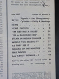 Trains Magazine 1957 June Steam in history in Maine in Russia  Signals