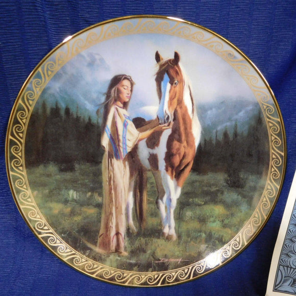 Plate Daughters of the Wind Nourishing the Spirit by DE Kucera Bradford Exchange