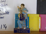 Jaycees Mississippi Elvis Light blue suit removable guitar    PIN