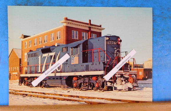 Postcard Central Vermont Grand Trunk locomotive #1776 9X6 inches