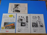 Ads Southern Pacific Railroad Lot #14 Advertisements from various magazines (10)