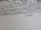 Abe's Graphic Charts of Pennsylvania Locomotives by Frederick Goodrich 16.7X8.7