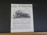 Wabash Flag Vol 3 #2 March April 1980 Passenger train consists & equipment regis