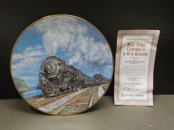Plate Historic Railways Plate Collection New York Central’s 4-6-4 Hudson Xaras