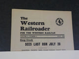 Western Railroader #21 July 1939 V2 #9 Deep Creek Carter Bros