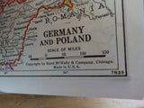 Map Pocket atlas of the World Union Pacific Railroad 1940s