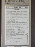 Railway Digest of Developments and Comments 1959 Feb V14 #2