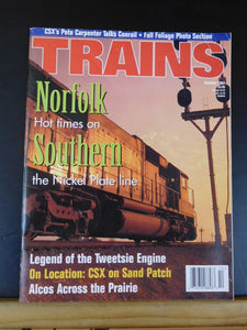 Trains Magazine 1997 October Norfolk Southern NKP Tweetsie engine legend