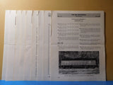 BN Historian Burlington Northern Historical Newsletter Lot of 9 Issues