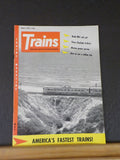 Trains Magazine 1955 May America’s Fastest Trains Illinois Central steam power