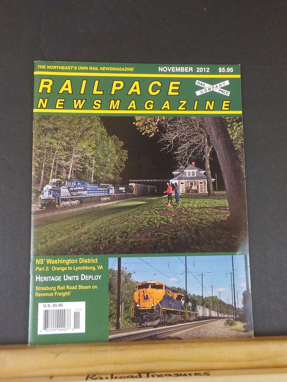 Rail Pace News Magazine 2012 November Railpace NS Washington District pt 2
