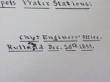 Chart of the O&LC Railway