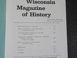 Wisconsin Magazine of History Vol 51 #3 1968 Spring Frank Lloyd Wright in Spring