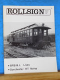 Rollsign Magazine of New England Transit News 1981 March April