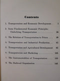 Elements of Transportation Economics by G Lloyd Wilson 1950 Hard Cover