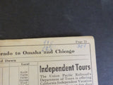 Union Pacific public timetable 1959 Fall Winter