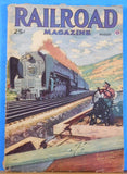Railroad Magazine 1945 Aug 4-8-4 N&W Jesse James Gold T