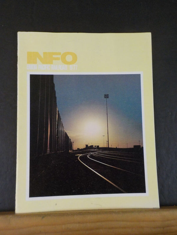 INFO Union Pacific Railroad 1977 September Employee UP From barley to beer