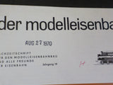 Der Modelleisenbahner 1970 Juni Trade journal for model railroaders