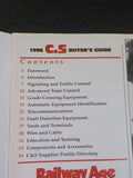 Railway Age 1996  C&S Buyers Guide Signaling and Traffic Control Advanced Train