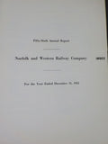 Norfolk and Western Railway Annual Report 56th Year ended December 31 1951  MAP