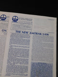News from the National Association of Railroad Passengers 1981 COMPLETE YEAR Lot