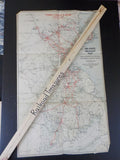 Map Tri-State Trolley Map Boston & Northern Old Colony 1907