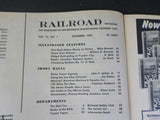 Railroad Magazine 1963 December V75 #1 Altoona built steam CN Locomotive roster